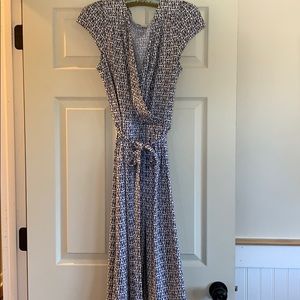 Belted wrap dress